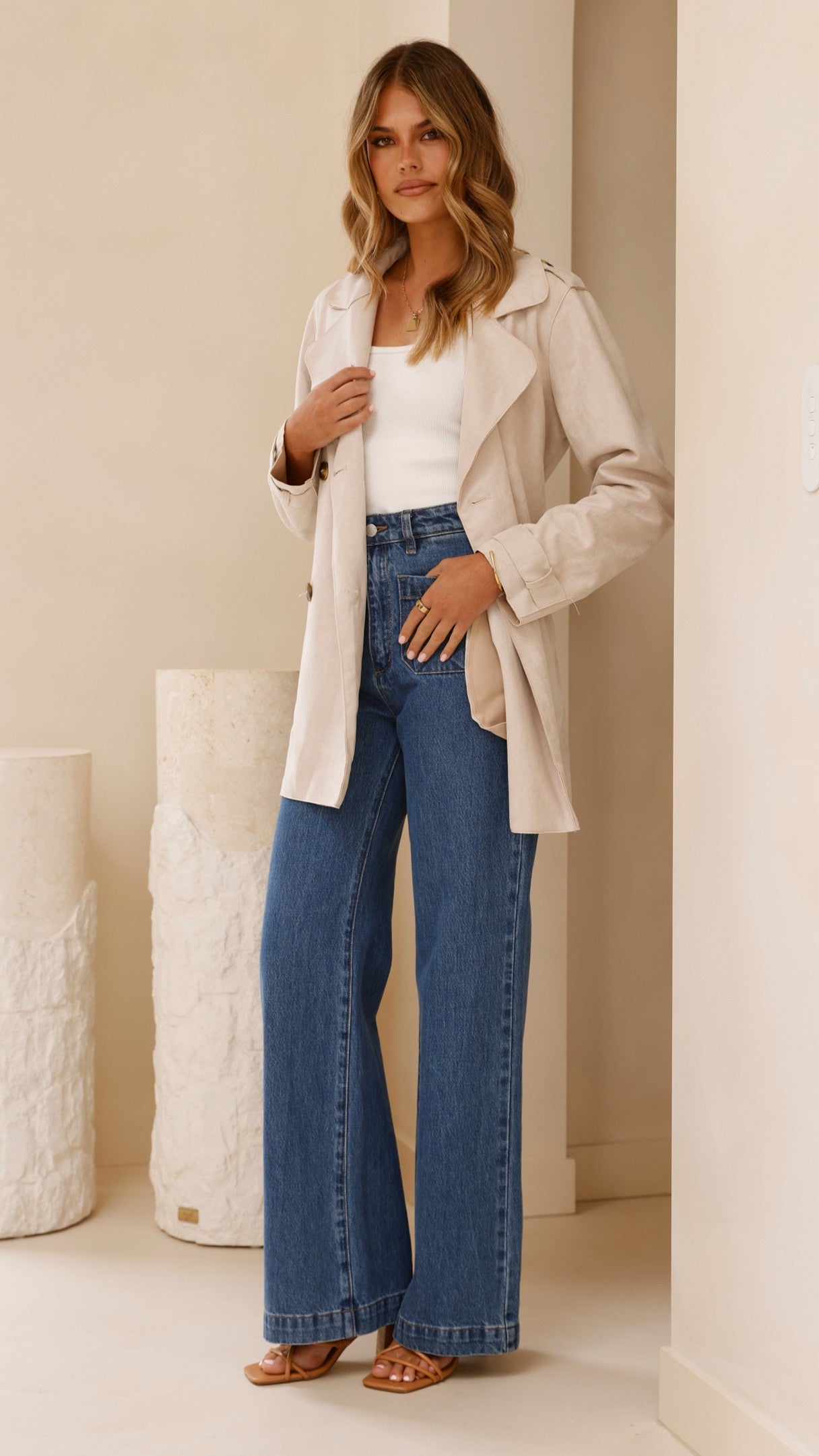 Jaya Coat - Natural